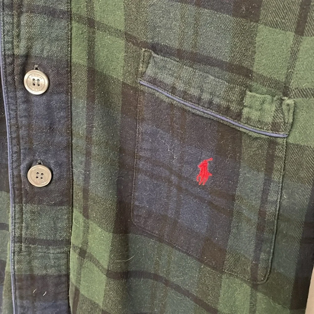 Polo Ralph Lauren men’s Size Small 100% flannel cotton night shirt.‎